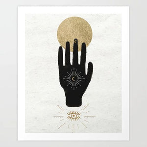 Stardust Palmistry Art Print - Terra Soleil