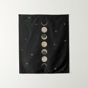 Phases of the Moon Tapestry - Terra Soleil