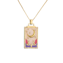 Load image into Gallery viewer, The Lioness Tarot Card Necklace