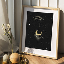 Load image into Gallery viewer, Lantern in the Moonlight Art Print - Terra Soleil