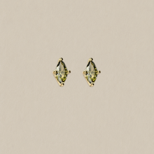 Load image into Gallery viewer, Eve Olive Green Stud Earrings - Terra Soleil