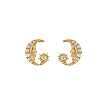 Load image into Gallery viewer, Ella Lune Moon Earrings - Terra Soleil