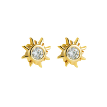 Load image into Gallery viewer, Sun Stud Earrings - Terra Soleil