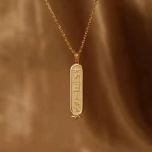 Load image into Gallery viewer, Amunet Cartouche Necklace - Terra Soleil