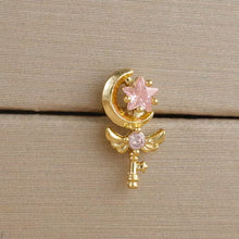 Load image into Gallery viewer, Rose Moon Earrings - Terra Soleil