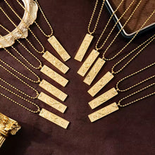 Load image into Gallery viewer, Zafira Zodiac Cartouche Necklace - Terra Soleil