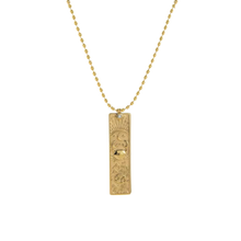 Load image into Gallery viewer, Zafira Zodiac Cartouche Necklace - Terra Soleil
