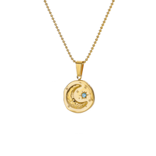 Load image into Gallery viewer, Golden Night Pendant Necklace - Terra Soleil