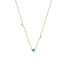 Load image into Gallery viewer, Celestine Blue Drop Necklace - Terra Soleil