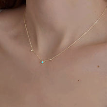 Load image into Gallery viewer, Celestine Blue Drop Necklace - Terra Soleil