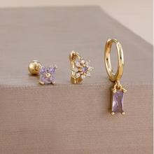 Load image into Gallery viewer, Lumi Periwinkle Earrings Set - Terra Soleil