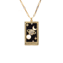 Load image into Gallery viewer, The Sun Tarot Card Necklace