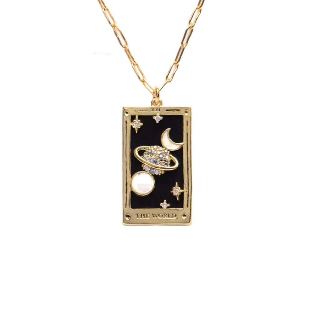 The World Tarot Card Necklace – Terra Soleil