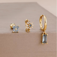 Load image into Gallery viewer, Lumi Periwinkle Earrings Set - Terra Soleil