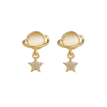 Load image into Gallery viewer, Rose Moon Earrings - Terra Soleil