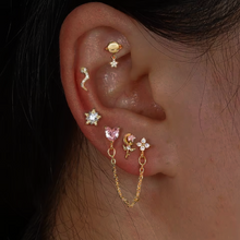 Load image into Gallery viewer, Rose Moon Earrings - Terra Soleil