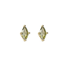 Load image into Gallery viewer, Eve Olive Green Stud Earrings - Terra Soleil