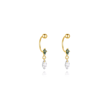 Load image into Gallery viewer, Mosslight Curve Earrings - Terra Soleil
