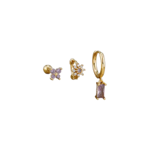 Load image into Gallery viewer, Lumi Periwinkle Earrings Set - Terra Soleil