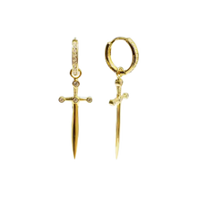 Load image into Gallery viewer, Sword of Venus Earrings