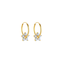 Load image into Gallery viewer, Opal Bloom Hoops - Terra Soleil