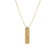 Load image into Gallery viewer, Zafira Zodiac Cartouche Necklace - Terra Soleil