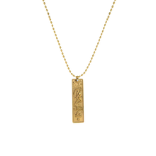 Load image into Gallery viewer, Zafira Zodiac Cartouche Necklace - Terra Soleil