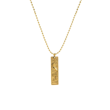 Load image into Gallery viewer, Zafira Zodiac Cartouche Necklace - Terra Soleil