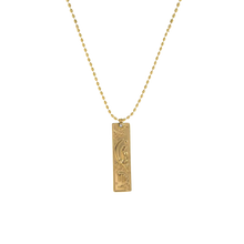 Load image into Gallery viewer, Zafira Zodiac Cartouche Necklace - Terra Soleil