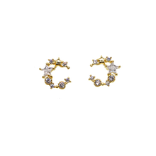 Load image into Gallery viewer, The Pearl Moon Stud Earrings - Terra Soleil