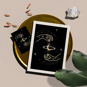 Celestial Hands Art Print - Terra Soleil