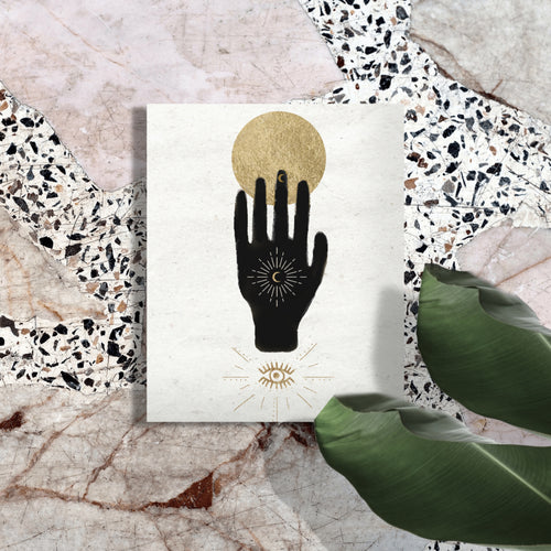 Stardust Palmistry Art Print - Terra Soleil