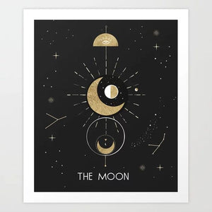 The Moon Art Print - Terra Soleil