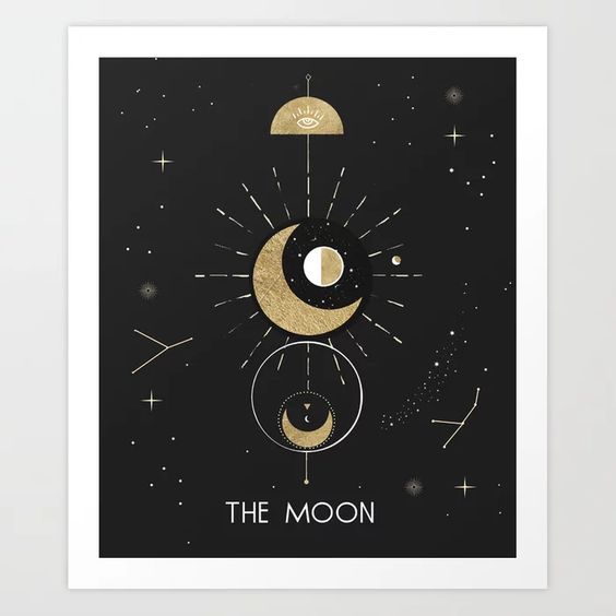 The Moon Art Print - Terra Soleil