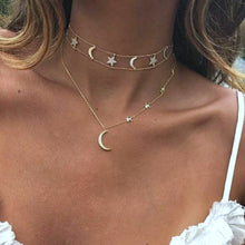 Load image into Gallery viewer, Celestial Layered Necklace - Terra Soleil
