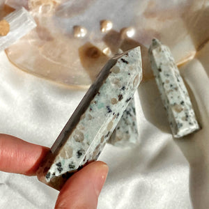 Dalmation Jasper Crystal Point