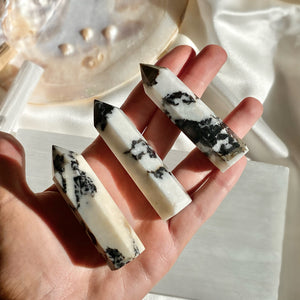 Zebra Stone Crystal Point