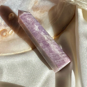 Purple Kunzite Crystal Point