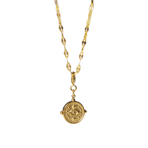 Cherub Coin Necklace