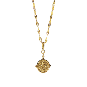 Serpent Coin Necklace