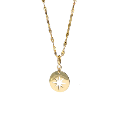 North Star Cutout Necklace