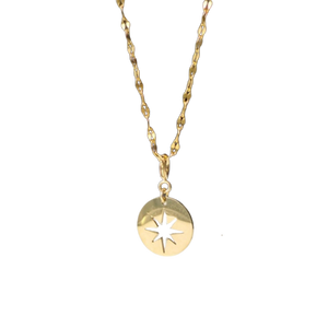 North Star Cutout Necklace