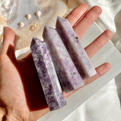 Purple Kunzite Crystal Point