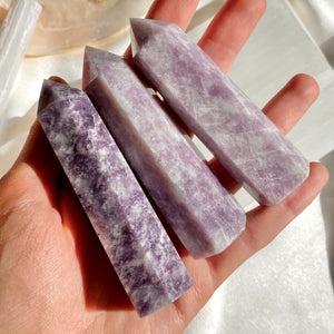 Purple Kunzite Crystal Point