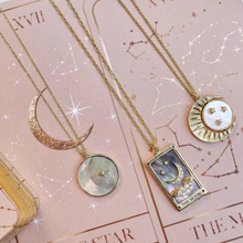 Load image into Gallery viewer, The Sun Tarot Card Necklace