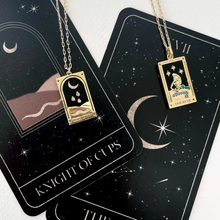 Load image into Gallery viewer, The Serpent Tarot Card Necklace