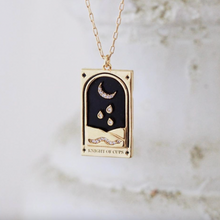 Load image into Gallery viewer, The Moon Tarot Card Necklace