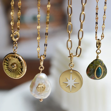 Load image into Gallery viewer, Star Coin Necklace