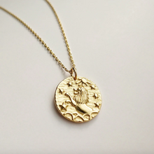 Load image into Gallery viewer, Lion&#39;s Mane Coin Necklace - Terra Soleil
