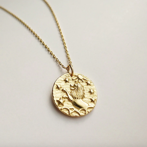 Lion's Mane Coin Necklace - Terra Soleil